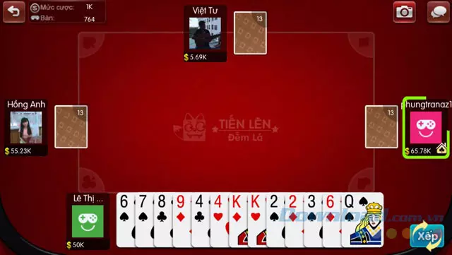 Quy tắc chơi game bài tiến lên miền Nam 